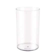 1 pièce Vase cylindrique en acrylique, vase à fleurs transparent de style contemporain pour fleurs fraîches, plantes hydroponiques, décoration de la maison ou du mariage, centre de table de restaurant - durable et incassable