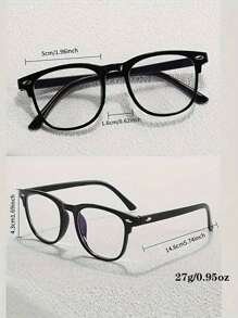 3pcs/1pc Cat Eye Transparent Glasses For Teenagers, Suitable For Daily Reading And Back To School Accessories