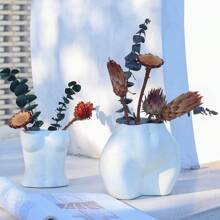 1pc Mini Lower Body Planter, Female Body Shaped Small Flower Pot With Drainage Holes, Resin Planter For Indoor Or Outdoor Plants