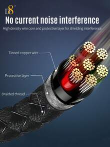D8 USB-C 转 3.5mm 耳机和充电器适配器，二合一 USB-C 转 AUX 音频接口，配备 PD 60W 快充适配器线，兼容 16/16 Pro/16 Pro Max/15/15 Pro/15 Pro Max/15 Plus、Pro、Air 5、Air、Galaxy S23/S22+、Galaxy S10、S9、S8 Plus、Note 9、Note 8、Note A11、Note A20、Note A51、Note G6、Note G7、Note V30、Note V35、Moto Z2 等机型。 - 黑色 - 查看 8