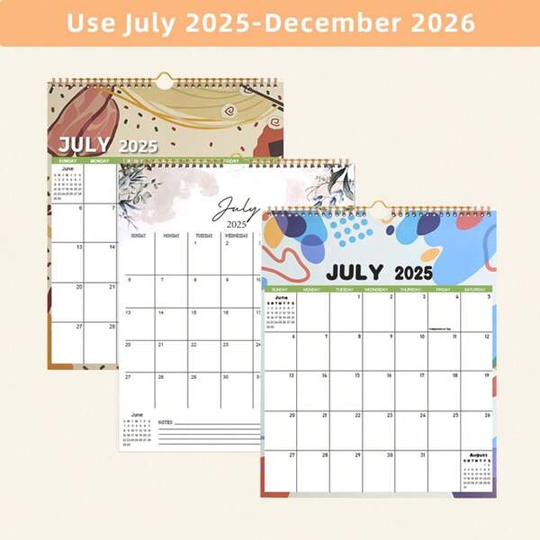 1 pièce Calendrier mural de bureau avec design quadrillé pour une planification et une organisation faciles des activités quotidiennes, parfait pour la décoration de bureau, la planification quotidienne et hebdomadaire, le choix du temps pour la planification, la rentrée scolaire, les fournitures scolaires