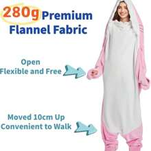 Cartoon Shark Slouchy Sleeping Bag Jumpsuit Pajamas Flannel Animal Home Blanket Jumpsuit Hooded Loose Fitting Nightgown
