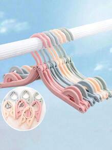 Travel Hangers Portable Foldable Hangers Cruise Ship Essentials Non-Slip Foldable Space Saving Clothes Drying Rack For Travel Cruise Business Trip Suitcase Dormitory School Hotel