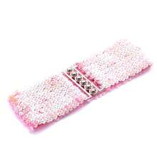 1 Set Of Sequin Elastic Waistband, Women's Buckle Waistband, Mirror Sequin Waistband, Fashionable Waistband,Belts For Women Summer, School Fall, Autumn, Halloween - A - View 13