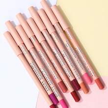 Ushas,16pcs Lip Liner Set, Outlines The Perfect Lip Shape,Easily Draws Exquisite Lip Makeup, Multiple Colors Are Available, A Good Match For Lipstick, A Must-Have Makeup Tol For Beginners,Recommended By Beauty Experts,24 Hours Without Fading - #03 - View 11