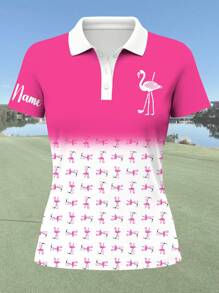 Customized Golf Polo Shirt With Personalized Name/Slogan/Team Logo