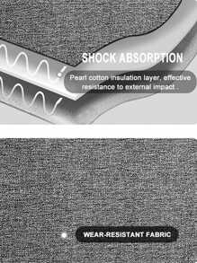 1PC Expandable Laptop Sleeve 15 15.6 16 Inch Case Bag For Popular 15"-16" Notebooks Water-Resistant Handbag Multipurpose Computer Accessories Storage Bag