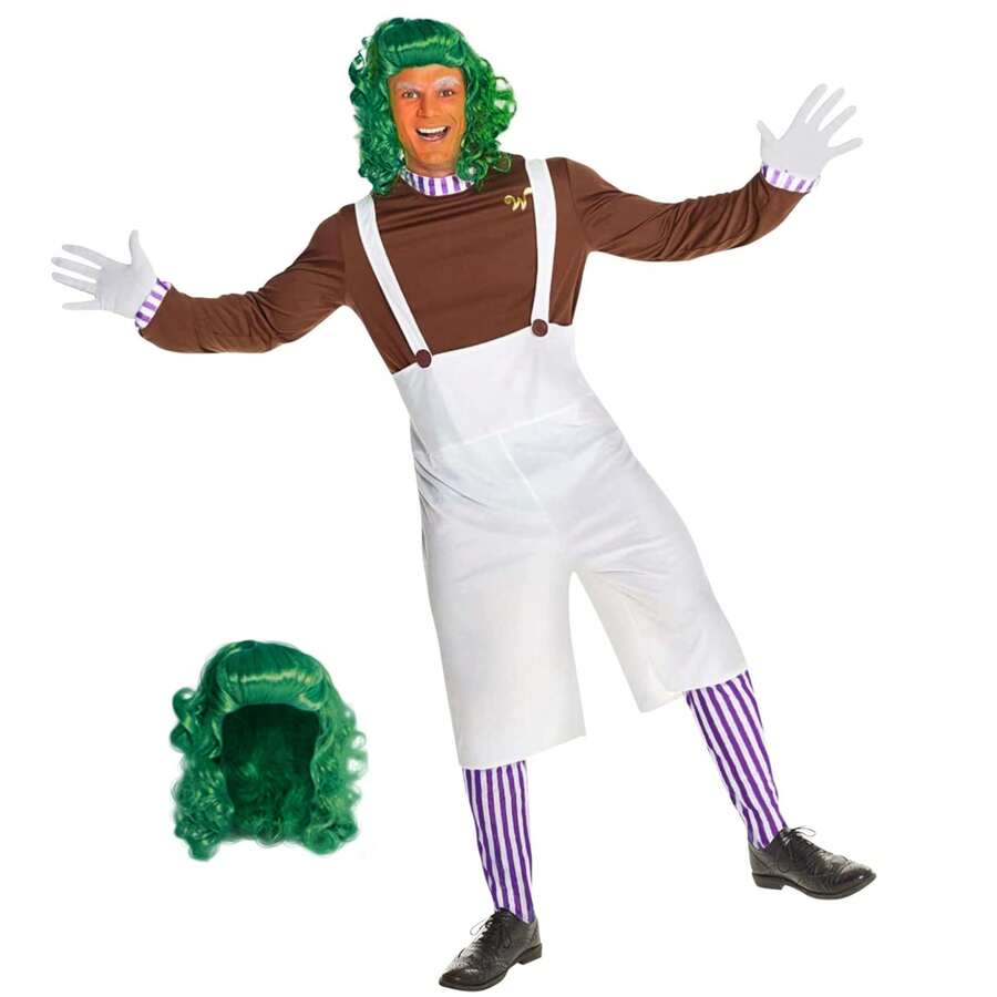 Morph Costumes Funny Chocolate Worker Costume For Adults - Unique Fancy Dress For World Book Day, Perfect For Book Character Dress-Up Events