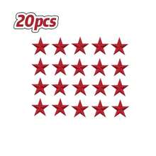 10/20/30/50/80 件五角星刺绣熨烫补丁缝纫/熨烫贴花补丁布艺配饰适用于服装、夹克、帽子、书籍、包包 - DIY 刺绣布贴，男女皆宜 - 黑色 - 查看 27