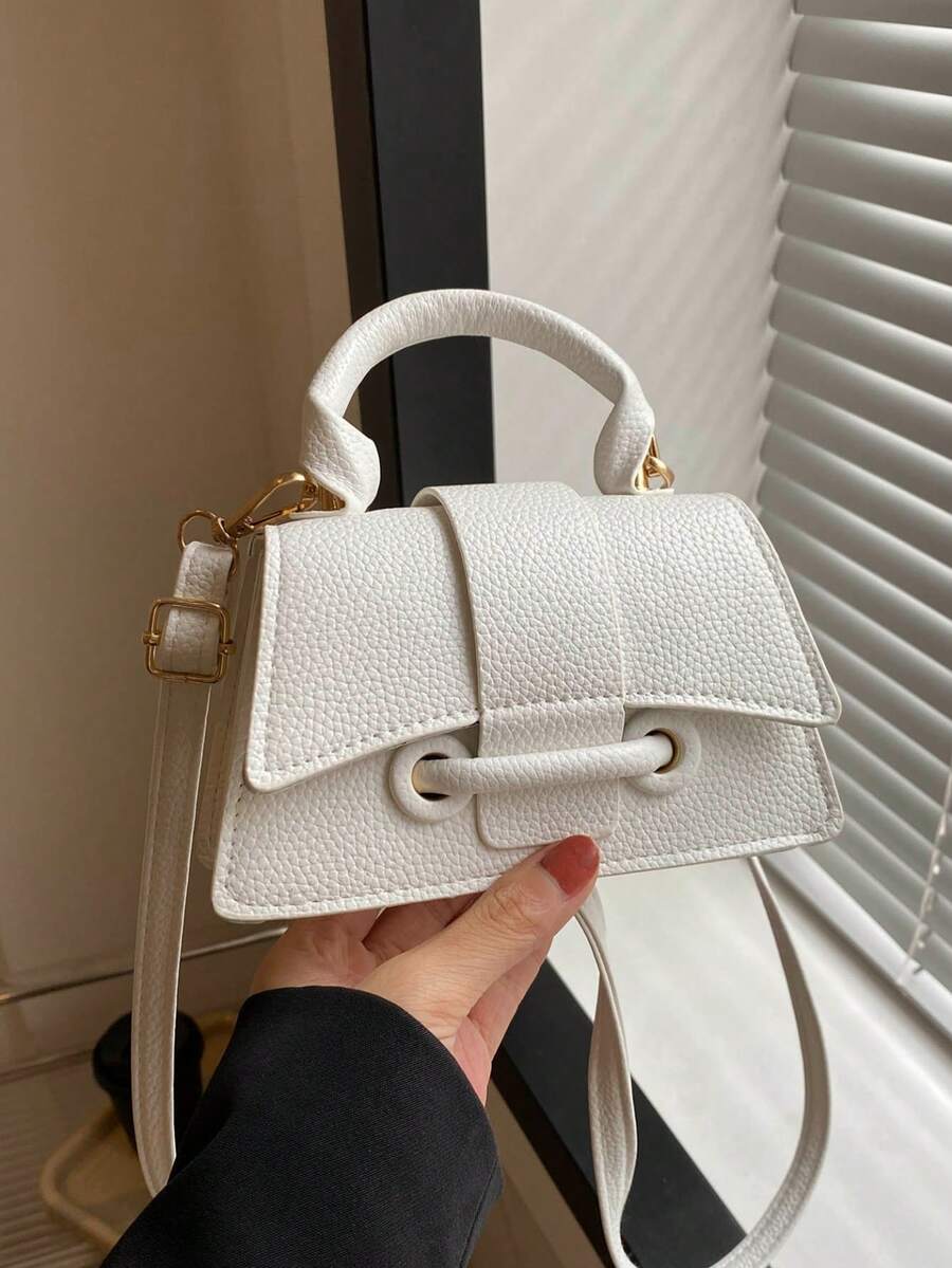 Bag Women's New 2025 Pu Niche Crossbody Bag This Year's Popular One-Shoulder Handbag Premium Crossbody Bag Bag Women's 2025New Summer Y2K Hottie Niche Mini Chain Bag - White - View 1