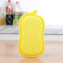 5pcs Multicolor Super Soft Microfiber Kitchen Scrub Sponges, Double-Sided Fingerprint-Free Reusable Cleaning Pads, Gentle Cleaning Brushes, Ideal For Pots And Pans Cleaning, Random Styles & Colors