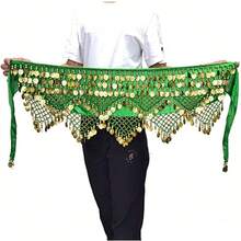 Music Festival Belly Dance Waist Chain Hip Scarf, Hand-Inlaid Exotic Stage Performance Essential Clothing - Multicolor - View 24