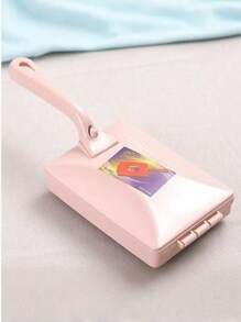 Doppelrad Haushalts-Teppichreinigungsbürste, Teppichreinigungssauger, Multifunktions-Stoffkehrer, Mehrzweck Fusselpicker, Bett- & Sofareiniger für Haare und Schmutz, Tisch- und Schreibtisch-Schmutzentferner