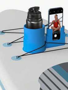 Kayak & Paddle Board Drink Holder - PP Material, Blue, Fit All Sizes, Beach Essentials, Beach Accessories, Pool Float