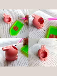 Cute Kitten DIY Diamond Art Tools Desktop Trash Can Decoration Cute Tools, Rabbit Kitten Shiba Inu Animal 3D Diamond Painting Accessories, Adult Diamond Art Set, Creative Mini Trash Can, Small Storage | Suitable For Nail Art Decoration Diamond Embroidery Mosaic Crafts - Multicolor - View 8