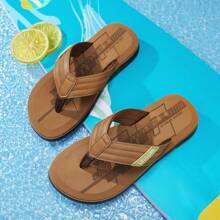 (Tamanho Pequeno) Chinelos Masculinos Novos para Verão 2025, Antiderrapantes e Antiodor para Uso Externo, Sandálias Esportivas Casuais para Praia