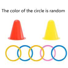 Small Animal Interactive Toss Ring Toy, Educational Rabbit Training Cone And Colorful Ring Set, Suitable For Rabbits, Hamsters, Guinea Pigs To Relieve Stress - A - View 9