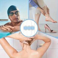 50pcs/Pack Transparent Waterproof First Aid Kit, High Elastic Bandage, Wound Dressing, Medical Transparent Sterile Tape, For Wound Care, Costume Role Play, Halloween, PE Material, Free Shipping - White - View 5