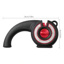 1pc 6-Head Rotary Knife Sharpener With Adjustable Sharpening Angle, Tungsten Steel & Ceramic Kitchen Knife Sharpener - Multicolor - View 10