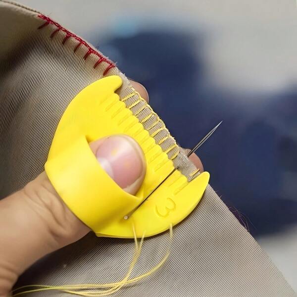 Set di strumenti per cucire, modello di distanza per aghi da cucire, modello per la creazione di punti di cucito uniformi con tre misure, tappetino antiscivolo, accessorio per il trattamento delle cuciture fai-da-te, strumento ausiliario per il quilting e la cucita