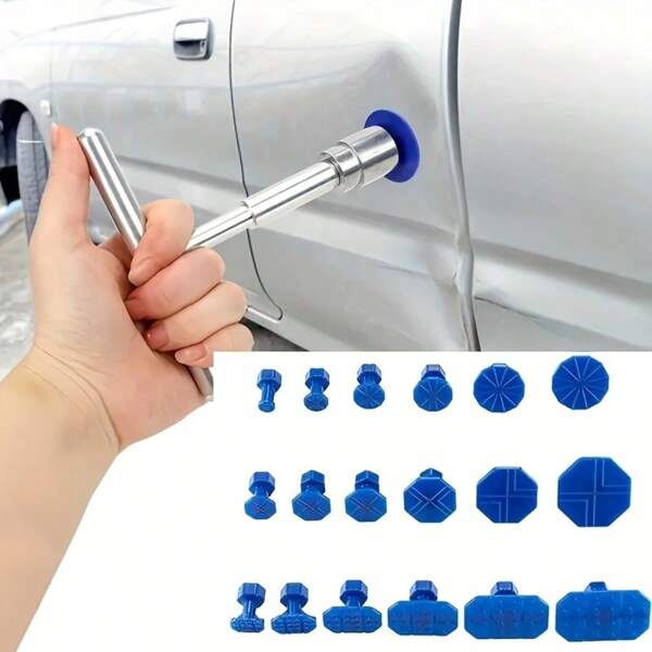 Herramienta para eliminar abolladuras corta tipo T - Reparación sin metal para sacar abolladuras de automóviles