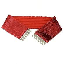 1 Set Of Sequin Elastic Waistband, Women's Buckle Waistband, Mirror Sequin Waistband, Fashionable Waistband,Belts For Women Summer, School Fall, Autumn, Halloween - A - View 7