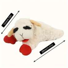 1 Pet Play Time, Cute Sheep Shaped Plush Dog Toy - Soft, Cute, Durable Chewing Toy For Medium Sized Dogs - Battery Free Interactive Play Companion, Puppy Toy - I Love This Wave Of "Cropping Head Kill"
