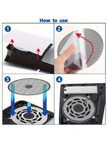 2/4 Pcs Fan Dust Filter Set - Advanced Breathable Ventilation System And Effective Cooling Fan Dust Cover, Perfect Gift For Friends And Family On Thanksgiving, Christmas, And Birthdays - Multicolor - View 9