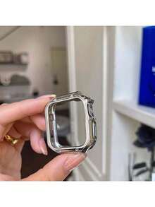 1 件柔软防震防刮边缘保险杠保护壳，适用于 Ultra 3/2/1、SE、S10/S9/S8/S7/S6/S5/S4/S3/S2/S1、40/41 毫米、42/44/45/49 毫米，金色、银色、黑色、星空、玫瑰金