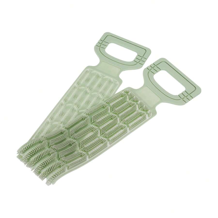 Double Side Body Scrub Towel Exfoliating Towel For Shower 27.36"X4.33" 1 Pc - màu xanh lá - Xem 1