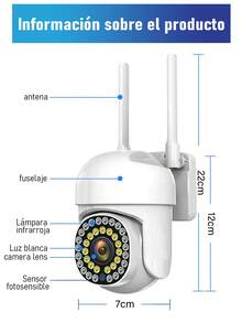LED Bulb Wifi Security Camera HD Spotlight 360° Outdoor/Indoor+Socket White Color 1080p Night Vision Included Camera - White - View 7