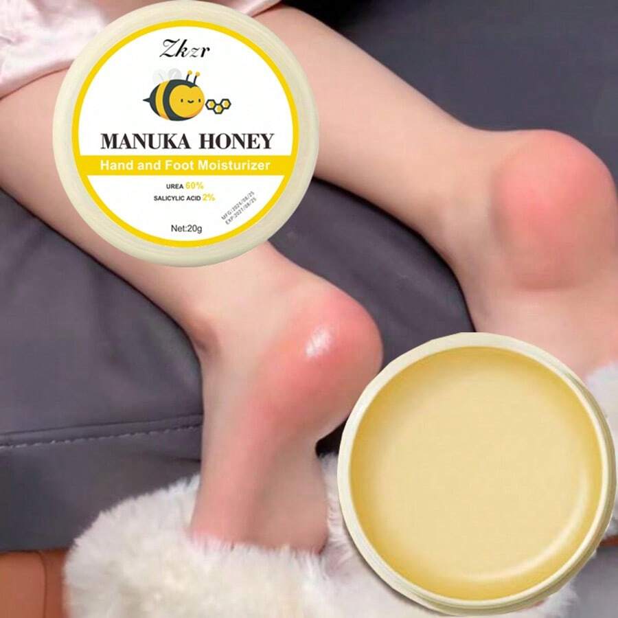 ZKZR 足部龟裂修复霜，保湿补水配方，缓解足部皮肤干燥、龟裂 - 黃色 - 查看 1