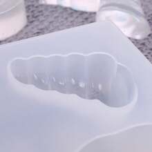 1pc Resin/Silicone Mold For Cute Pastry, Croissant And Pineapple Bun, Suitable For Beginner DIY Jewelry, Craft And Food Miniature