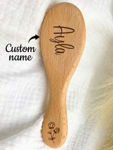 1件个性化婴儿发梳，激光雕刻，木质花朵发梳，纪念品礼物，婴儿洗礼礼物，个性化婴儿发梳，刻字婴儿发梳，礼物，送给新妈妈的礼物，可重复使用，精致，舒适，现代，简约定制，个性化，独特，送给男友、女友、爸爸、妈妈、家人、朋友的理想礼物，父亲节，乔迁之喜，浴室，客厅，办公室，家居，情人节装饰，慢生活，多功能，装饰性，可重复使用，精致，时尚，高品质，色彩缤纷，现代，定制，个性化，独特，送给男友、女友、爸爸、妈妈、家人、朋友的理想礼物，茶室，家居，花园，办公室，周年纪念日，情人节，母亲节，生日，父亲节，毕业典礼等场合的理想礼物婚礼、乔迁、节日日历 - 風格 1 - 查看 4