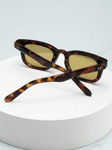1 pieza Gafas ovaladas pequeñas para hombre, gafas retro minimalistas de alta gama personalizadas (adecuadas para conducir, viajar, ocio, deportes al aire libre y uso diario)