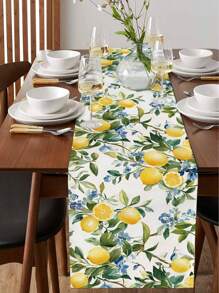 Spring And Summer Lemon Towels, Life Is Sweet Fresh Fruit Kitchen Table Decoration, Seasonal Home Decoration Indoor And Outdoor Party Supplies