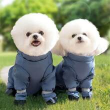 Simple Versatile Full Body Pet Dog Pants, Cover Belly And Legs, Dust-Proof For Outings, Suitable For Teddy, Poodle Breeds