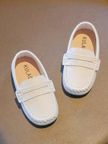 2025 Classic Children's Soft Bottom Slip-On Loafers, Toddler Boys Autumn New Stylish Comfortable Casual Non-Slip Durable Simple Shoes, Suitable For Daily Wear