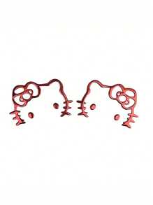 Sanrio 1Set Hello Kittys Anime Stickers DlY Waterproof Super Cool Cartoon Stickers (Some Parts May Be Random)