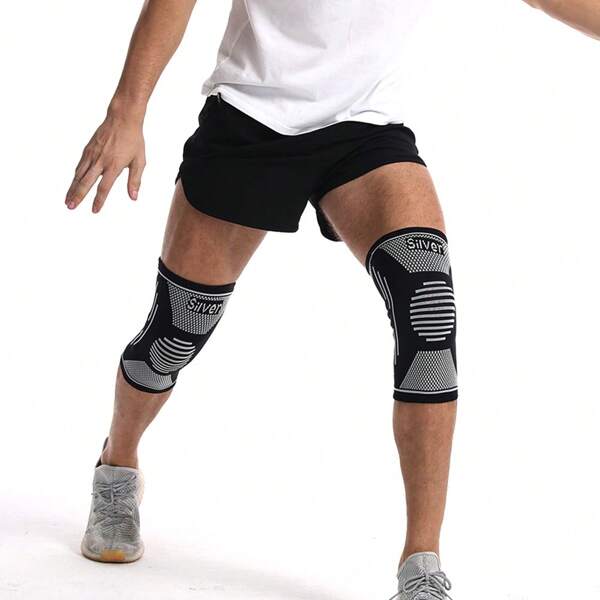 1 pieza Rodillera para mujeres y hombres: Manga de compresión para rodillas para entrenamiento, correr, baloncesto, voleibol, levantamiento de pesas, gimnasio, entrenamiento, deportes