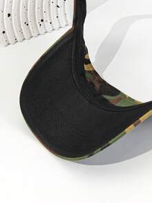 1 chiếc mũ chống nắng mùa hè có mũ thông gió ngụy trang màu xanh lá cây dành cho cả nam và nữ, thích hợp cho hoạt động ngoài trời, đi bộ đường dài, du lịch - Nhiều màu - Xem 6