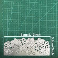 1pc Flower Border Series Metal Die Cutting For DIY Scrapbook Making Greeting Cards And Paper Crafts Metal Cutting Mold
