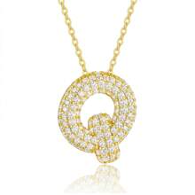 Single Letter Golden Elegant Pendant, Women Jewelry, Necklace, Bracelet DIY, Accessories For Women, Mother's Day, Teacher's Gift, Daily & Festival Wear