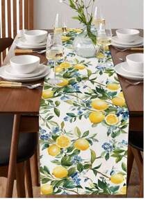 Spring And Summer Lemon Towels, Life Is Sweet Fresh Fruit Kitchen Table Decoration, Seasonal Home Decoration Indoor And Outdoor Party Supplies