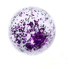 Glitter Beach Ball, Giant Inflatable Transparent Beach Ball For Halloween, Swimming Pool, Beach Accessories, Pool Floats - Multicolor - View 9