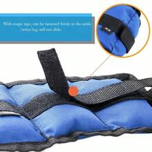 Blue 1-3kg Weight-Bearing Sandbag, High-Elastic Weight-Bearing Wrist And Ankle Strap, Wristband; Rehabilitation Training/Physical Training Equipment, Outdoor Running Resistance Training, Unisex