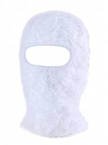 Balaclava Ski Mask Knitted Face Mask With Hole, Balaclava Hat, Party Parody Accessory, Warm Headgear For Outdoor Activities Windproof Neck Warmer Full Face Ski Mask