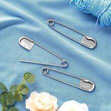 1 pieza de Alfiler grande y grueso de acero inoxidable (para fijar ropa/ropa de cama) - Plateado - Ver 7