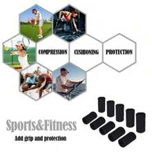 10 piezas de mangas de compresión elásticas para los dedos, de material de nailon, soporte y protección para deportes y lesiones, adecuadas para baloncesto y voleibol. Adecuado para deportes y ejercicio, regalo perfecto, equipo de soporte deportivo | Soporte para pulgares | Mangas cosidas