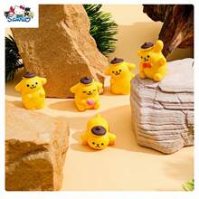 Sanrio A Set Of 4pcs/5pcs Sanrio Series Ornaments PVC Material Pudding Dog Series Unique Appearance Gift First Choice High Playability Suitable For Halloween Christmas Gift Collection Decoration, Etc. (The Product Has Slight Defects, Which Is Normal, Please Be Careful If You Mind,) (Some Parts Are Random, Packaging Is Random)